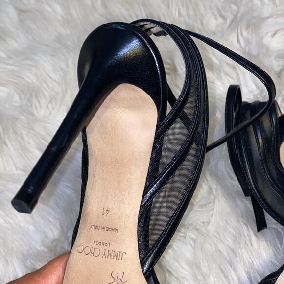 Jimmy Choo Betty Slingback shoes black - Picture 7 of 9